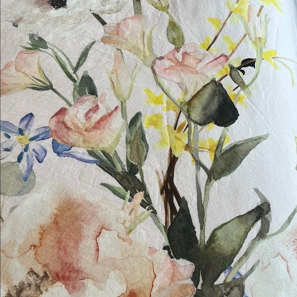 Ted Baker Soft Pink Floral Duvet Cover Double Full - Picture 3 of 11